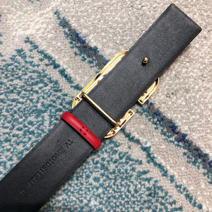 BL166 REVERSIBLE VLOGO SIGNATURE BELT