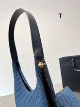 Load image into Gallery viewer, YSK200 Denim Shoulder bag / 16.5x8.7inch
