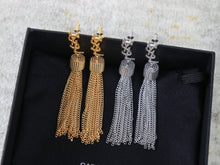 Load image into Gallery viewer, JW681 YSL LouLou Earrings with Chain Tassels

