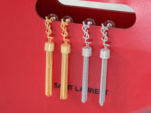 Load image into Gallery viewer, JW681 YSL LouLou Earrings with Chain Tassels
