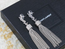 Load image into Gallery viewer, JW681 YSL LouLou Earrings with Chain Tassels
