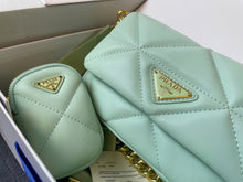 Load image into Gallery viewer, PD200 Re-Nylon Padded Shoulder Bag / 7.9x5.1x2.4inch
