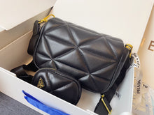 Load image into Gallery viewer, PD201 Re-Nylon Padded Shoulder Bag / 7.9x5.1x2.4inch
