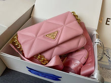 Load image into Gallery viewer, PD202 Re-Nylon Padded Shoulder Bag / 7.9x5.1x2.4inch
