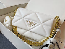 Load image into Gallery viewer, PD202 Re-Nylon Padded Shoulder Bag / 7.9x5.1x2.4inch
