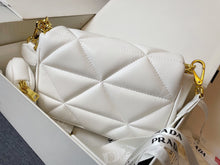 Load image into Gallery viewer, PD203 Re-Nylon Padded Shoulder Bag / 7.9x5.1x2.4inch
