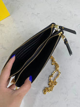 Load image into Gallery viewer, LB651 Double Zip Pochette / 7.9 x 4.9 x 1.2 inches
