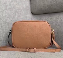 Load image into Gallery viewer, GC427 Rose Beige Leather Soho Small Disco Bag / HIGHEST QUALITY VERSION
