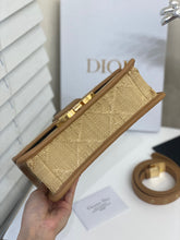 Load image into Gallery viewer, DR230 30 Montaigne Bag Natural Cannage Raffia / HIGHEST QUALITY VERSION
