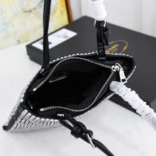 Load image into Gallery viewer, PD207 Satin Handbag with Crystals / 7.9x7.1inch
