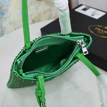 Load image into Gallery viewer, PD208 Satin Handbag with Crystals / 7.9x7.1inch
