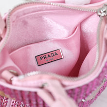 Load image into Gallery viewer, PD209 Satin Handbag with Crystals / 7.9x7.1inch
