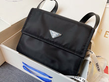 Load image into Gallery viewer, PD211 Small Padded Re-Nylon Shoulder Bag / 9x4.1x7.3inch
