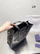 Load image into Gallery viewer, PD213  Small Antique Nappa Leather Tote / 13x11.8x3.3inch
