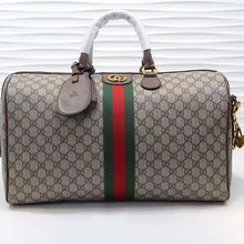 Load image into Gallery viewer, GC443 Gucci Savoy Large Duffle Bag/ 20.5&quot;W x 13&quot;H x 11&quot;D
