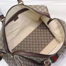 Load image into Gallery viewer, GC443 Gucci Savoy Large Duffle Bag/ 20.5&quot;W x 13&quot;H x 11&quot;D
