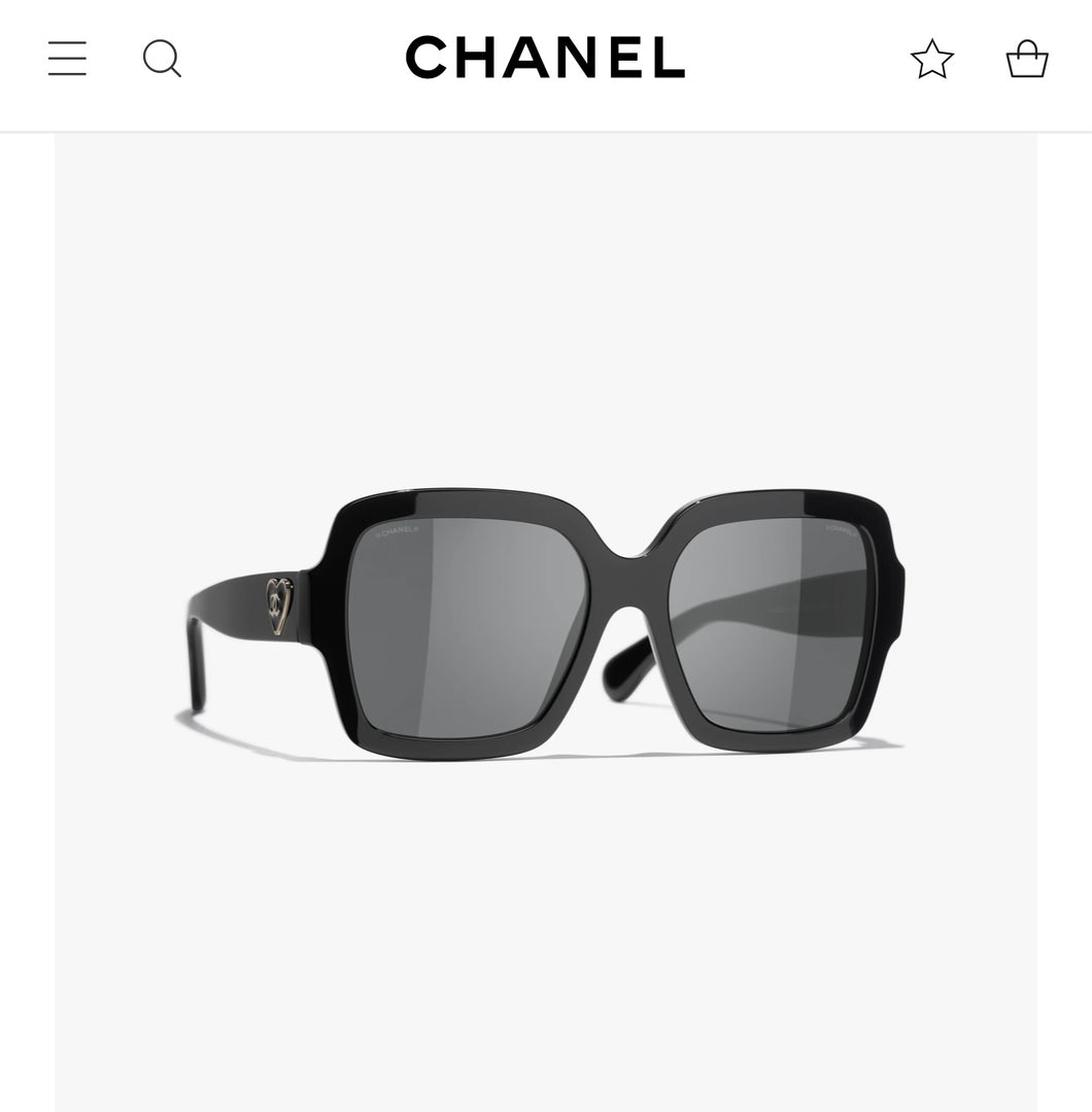 JW619 CC Square Sunglasses / 56x50x130mm