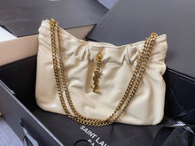 Load image into Gallery viewer, YSK183 Soft Leather Hobo Shoulder Bag / 9.4x5.5x1.6inch/24x14x4cm
