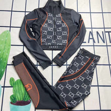 Load image into Gallery viewer, CLTH319  GG Jersey Jacquard Cropped Top/Leggings
