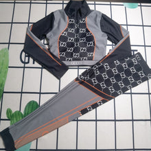 Load image into Gallery viewer, CLTH319  GG Jersey Jacquard Cropped Top/Leggings
