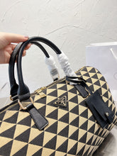 Load image into Gallery viewer, PD174 Symbole embroidered jacquard fabric travel bag / 17.7x9.1x9.6inch
