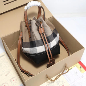 BUR091 Canvas Small Shoulder bag / Size: 7.1x6.3x11inch