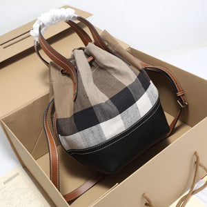 BUR091 Canvas Small Shoulder bag / Size: 7.1x6.3x11inch