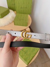 Load image into Gallery viewer, BL171  GC Marmont thin belt / 0.8inch(2cm)
