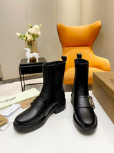 Load image into Gallery viewer, SE967 Burberry Monogram Motif Leather Chelsea Boots / Size5-10
