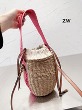 Load image into Gallery viewer, CLE008 Small Woody Basket Bag / 6.7x6.3x6.3inch
