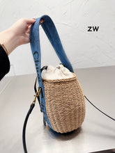 Load image into Gallery viewer, CLE008 Small Woody Basket Bag / 6.7x6.3x6.3inch
