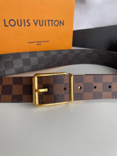 Load image into Gallery viewer, BL173 LB Damier Print 40MM Reversible for Men / 40mm
