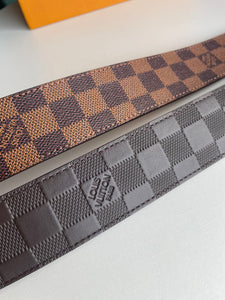 BL173 LB Damier Print 40MM Reversible for Men / 40mm