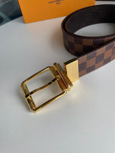 Load image into Gallery viewer, BL173 LB Damier Print 40MM Reversible for Men / 40mm
