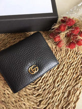 Load image into Gallery viewer, GC419 Black Leather Card Case Wallet / 4.3x6.9inch
