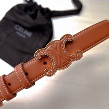 Load image into Gallery viewer, BL192  MEDIUM CUIR TRIOMPHE BELT in Natural Calfskin / 25mm
