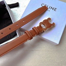 Load image into Gallery viewer, BL192  MEDIUM CUIR TRIOMPHE BELT in Natural Calfskin / 25mm
