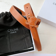 Load image into Gallery viewer, BL192  MEDIUM CUIR TRIOMPHE BELT in Natural Calfskin / 25mm
