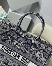 Load image into Gallery viewer, DR252 Small/Larger Dior Book Tote / HIGHEST QUALITY VERSION
