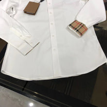 Load image into Gallery viewer, CLTH281 Slim Fit Monogram Motif Stretch Cotton Poplin Shirt
