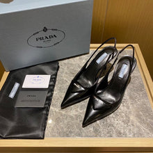 Load image into Gallery viewer, SE973 Brushed Leather Slingback Pumpsr  / Size5-10
