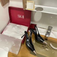 Load image into Gallery viewer, SE974 Brushed Leather Slingback Pumpsr  / Size5-10
