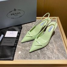 Load image into Gallery viewer, SE973 Brushed Leather Slingback Pumpsr  / Size5-10
