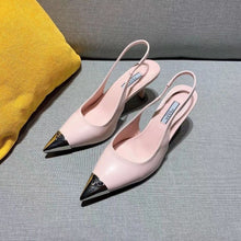 Load image into Gallery viewer, SE974 Brushed Leather Slingback Pumpsr  / Size5-10
