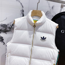 Load image into Gallery viewer, CLTH282 GG Cotton Canvas Puffer Vest
