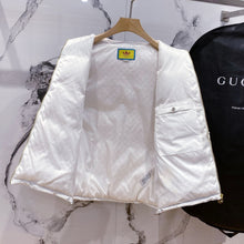Load image into Gallery viewer, CLTH282 GG Cotton Canvas Puffer Vest
