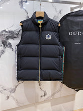 Load image into Gallery viewer, CLTH282 GG Cotton Canvas Puffer Vest
