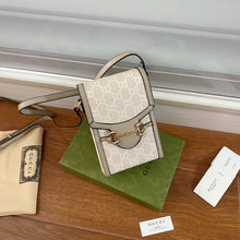 Load image into Gallery viewer, GC435 Horsebit 1955 mini bag / 4.5&quot;W x 6.7&quot;H x 1.6&quot;D
