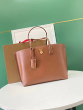 Load image into Gallery viewer, BUR094 Medium Monogram Motif Leather Tote / 34 x 14 x 28cm/13.4 x 5.5 x 13.4in
