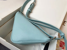 Load image into Gallery viewer, PD168 Triangle Leather Shoulder Bag / 10.2x3.9x5.1inch
